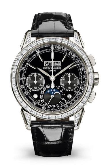Patek Philippe Perpetual Calendar Platinum Black Dial 5271P-001 - WatchesOff5thWatch